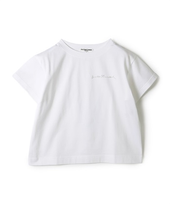 フロントステッチコットンTシャツ(ホワイト-9号)