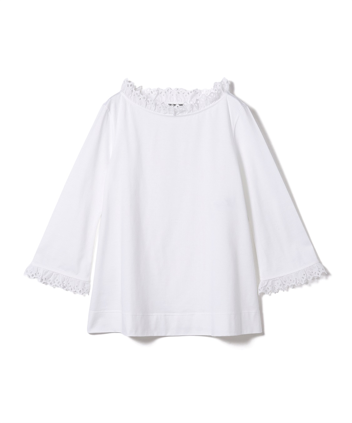SILVER WEEK SALE】フリル付きプルオーバーカットソー 49AV JUNKO