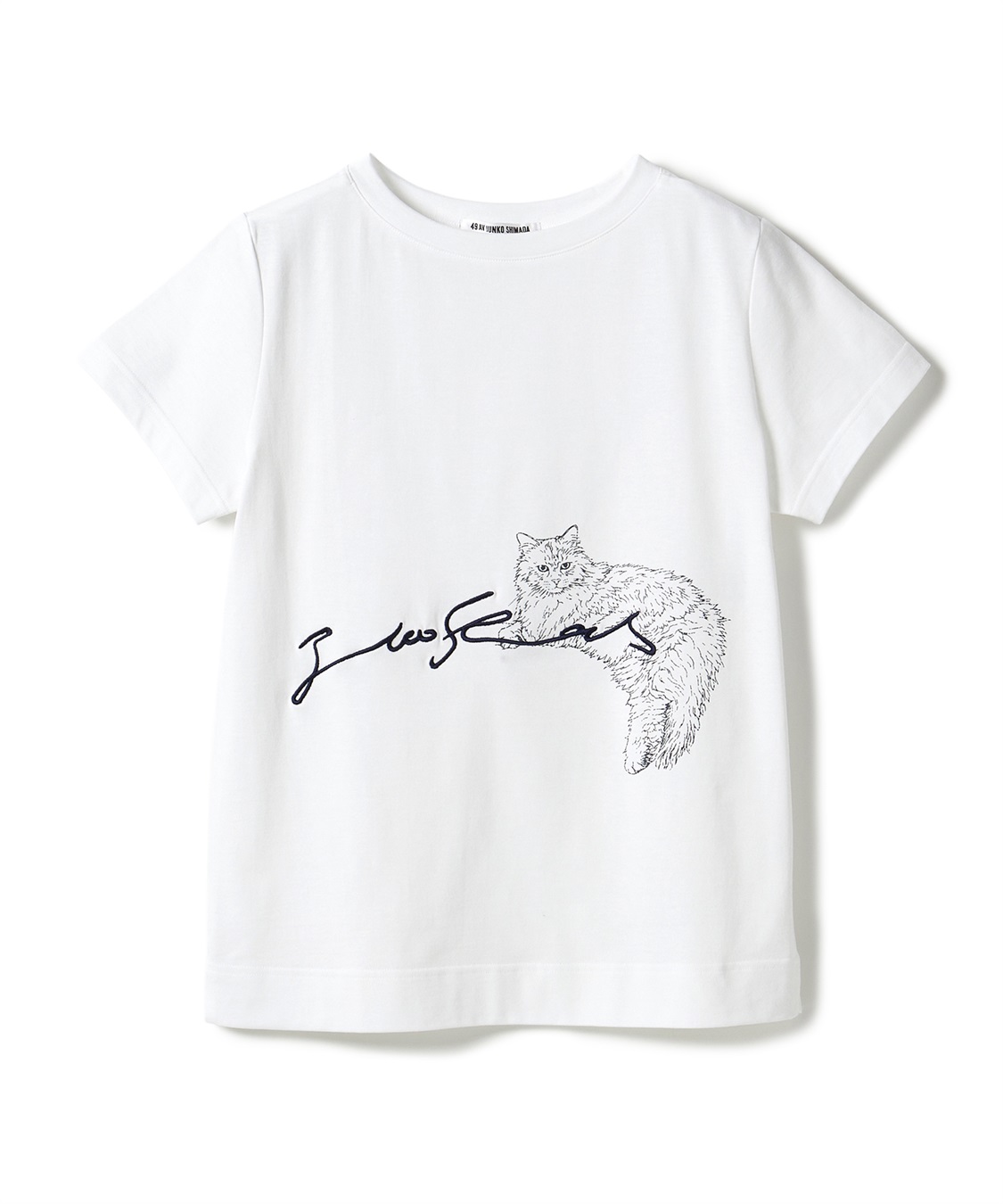 49AV JUNKO SHIMADA 刺しゅう入り半袖カットソー_main