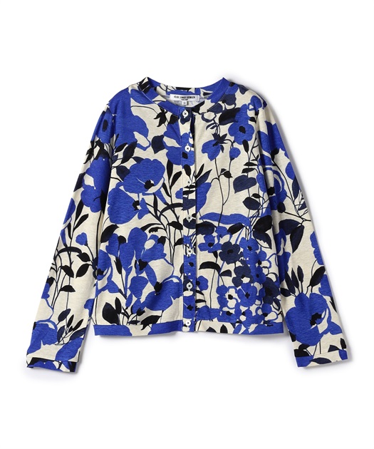 49AV JUNKO SHIMADA フラワープリント長袖カーディガン