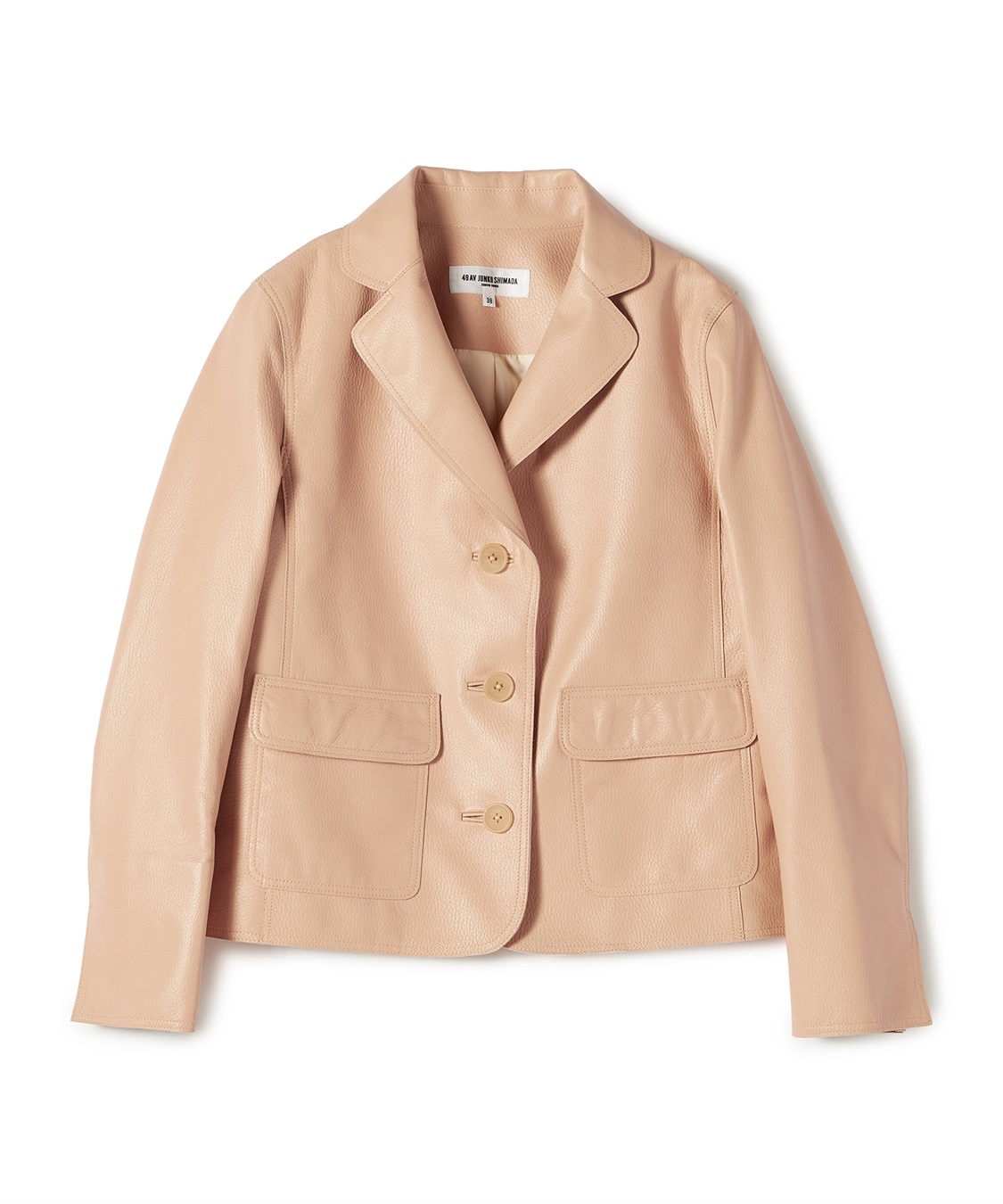 49AV JUNKO SHIMADA 【TIME SALE】レザーテーラードジャケット_variation_1