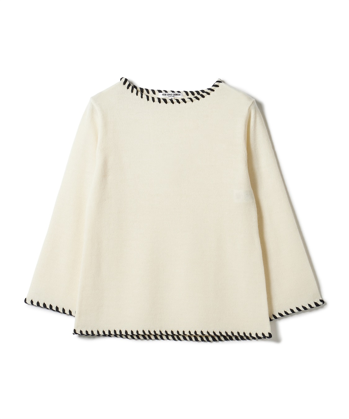 49AV JUNKO SHIMADA 【WEB限定】ステッチニットプルオーバー_variation_1