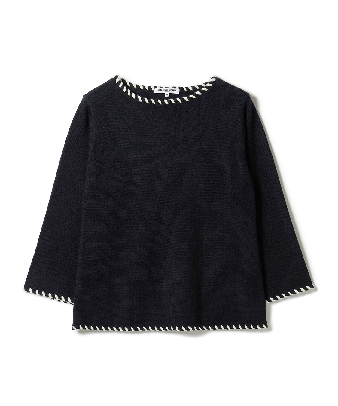 49AV JUNKO SHIMADA 【WEB限定】ステッチニットプルオーバー_variation_2