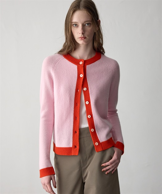 WEB限定】カシミヤ配色ニットカーディガン 49AV JUNKO SHIMADA｜クロス