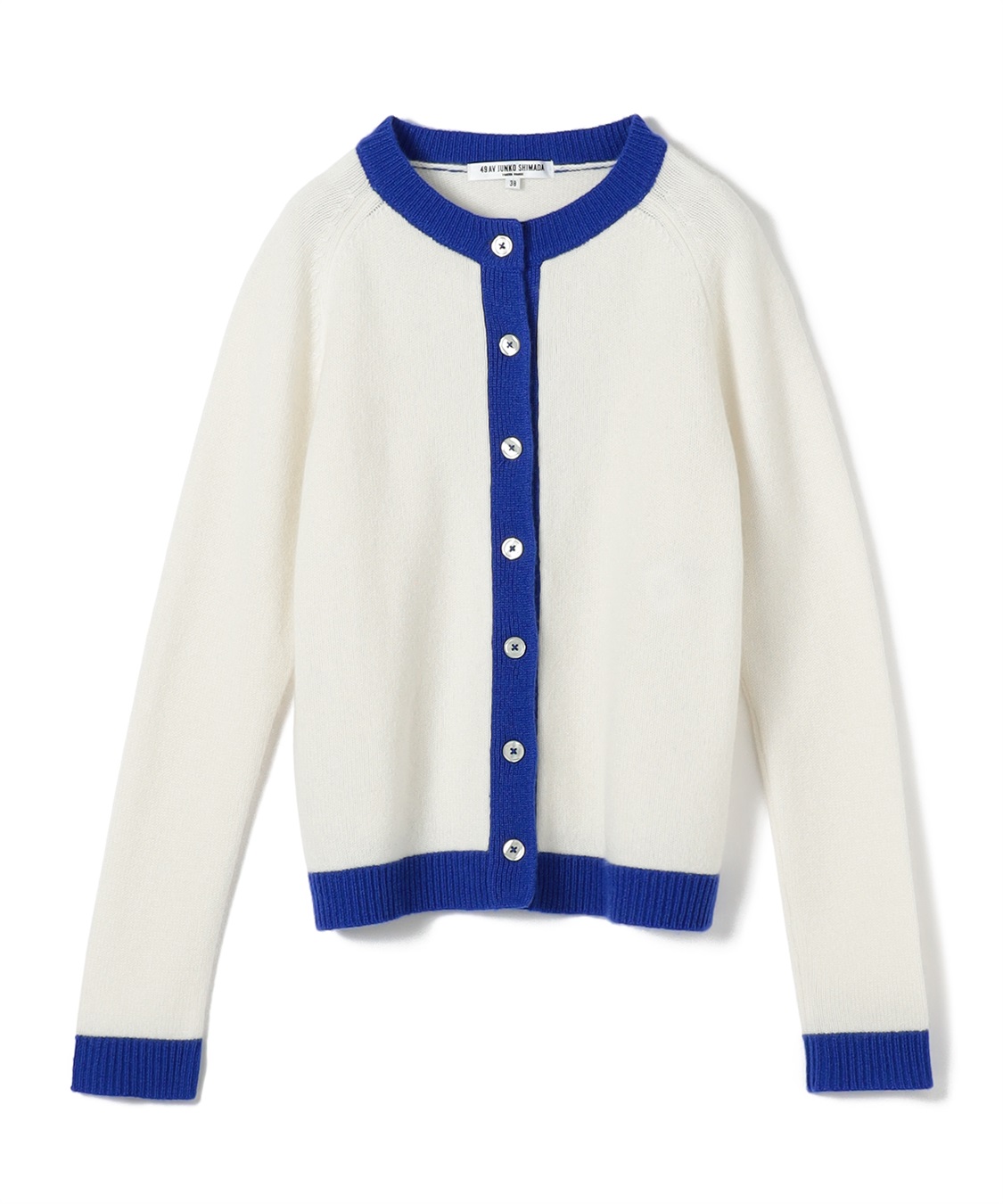 49AV JUNKO SHIMADA 【WEB限定】カシミヤ配色ニットカーディガン_variation_2