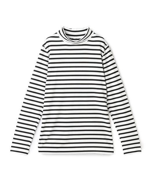 新品未使用　WAAC マイクロスリームボーダー 長袖プルオーバー　サイズ1 新品未使用 WAAC マイクロスリームボーダー 長袖プルオーバー