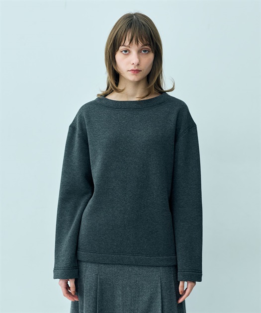 49AV JUNKO SHIMADA 【WEB限定】裏起毛長袖プルオーバー