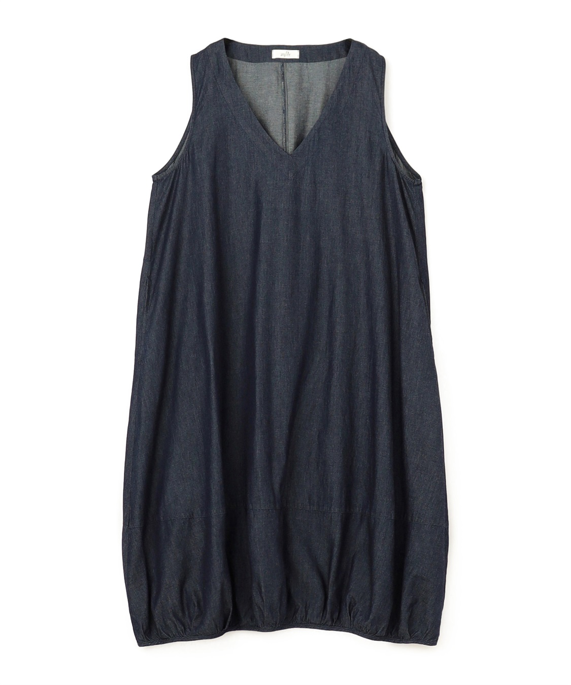 anyfee 【anyfee/プラスサイズ】Vネックデニムバルーンワンピース_variation_2