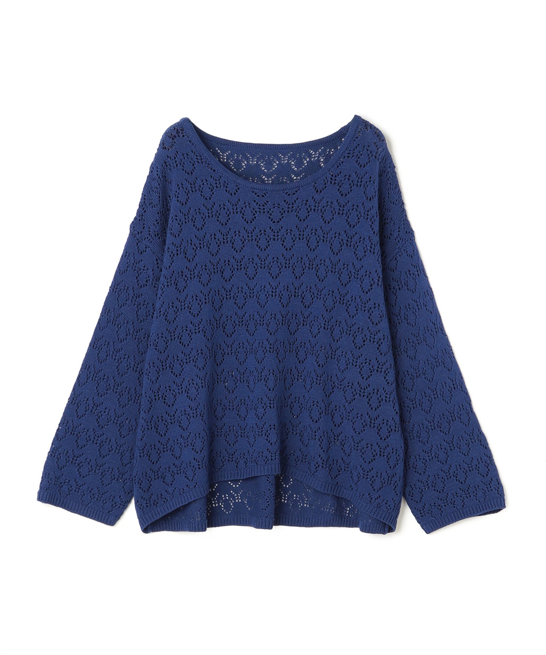 anyfee 【anyfee/プラスサイズ】透かし編みニットプルオーバー_variation_3