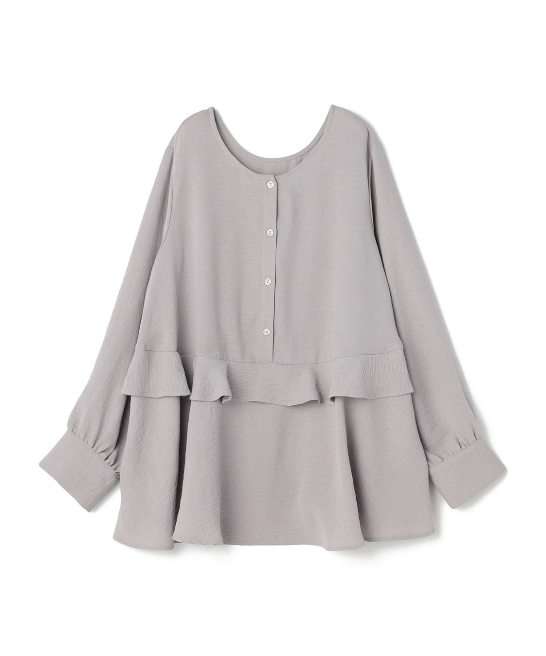 anyfee 【anyfee/プラスサイズ】前後2wayティアードフリルブラウス_variation_1