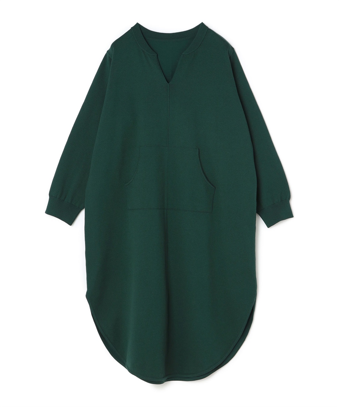 anyfee 【anyfee/プラスサイズ】キーネックスウェットライクワンピース_variation_3