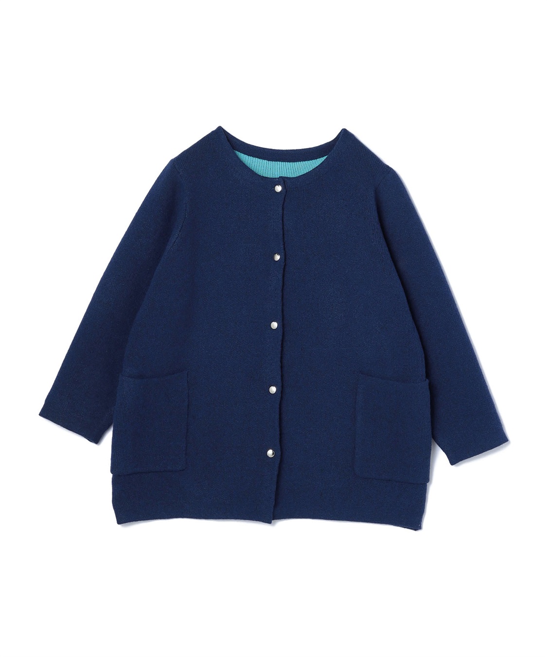 Life Style by cross marche 【anyfee/プラスサイズ】バイカラーニットジャケット_variation_3