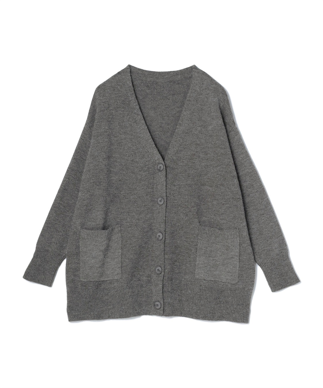 anyfee 【anyfee/プラスサイズ】Vネックニットカーディガン_variation_2