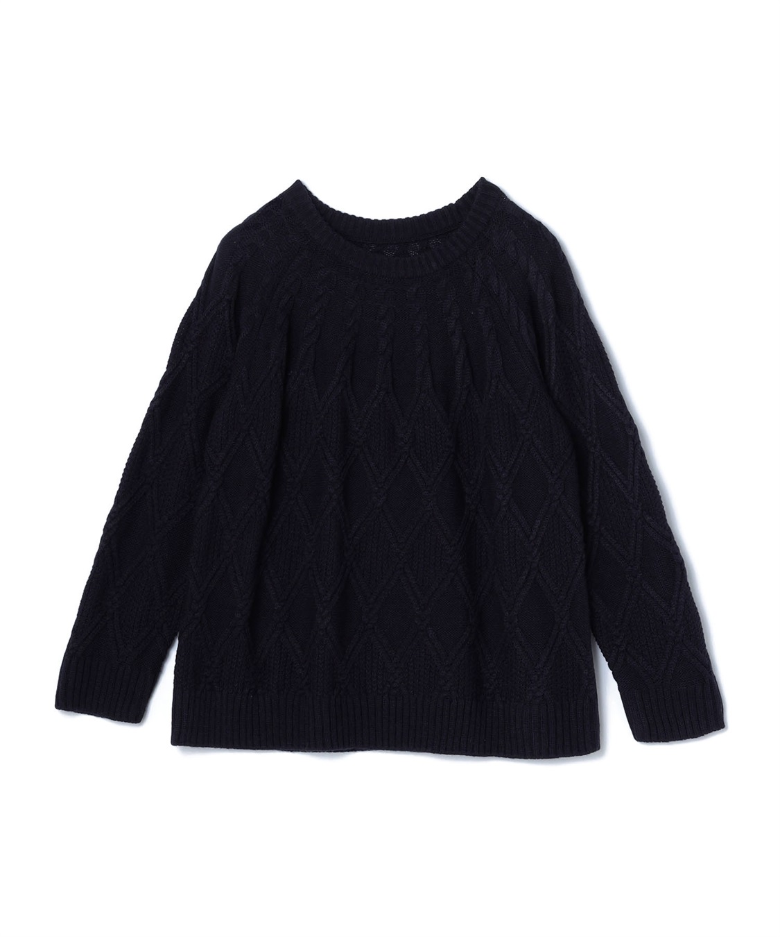 anyfee 【anyfee/プラスサイズ】ケーブル編みニットプルオーバー_variation_2