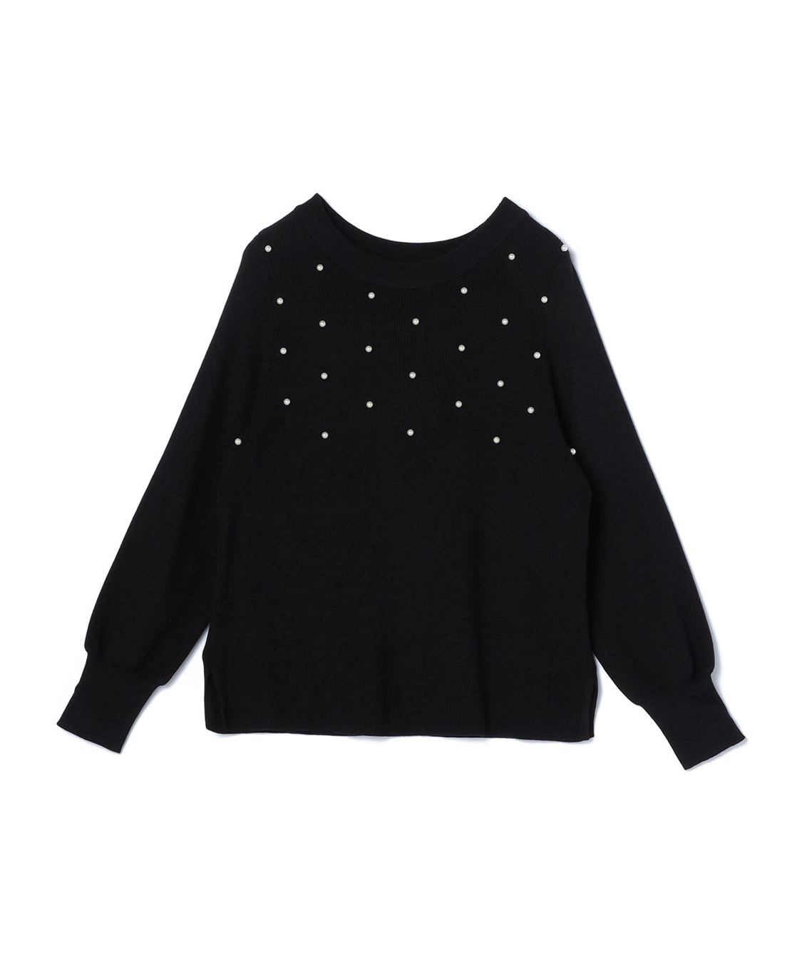 anyfee 【anyfee/プラスサイズ】ランダムパールニットプルオーバー_variation_2