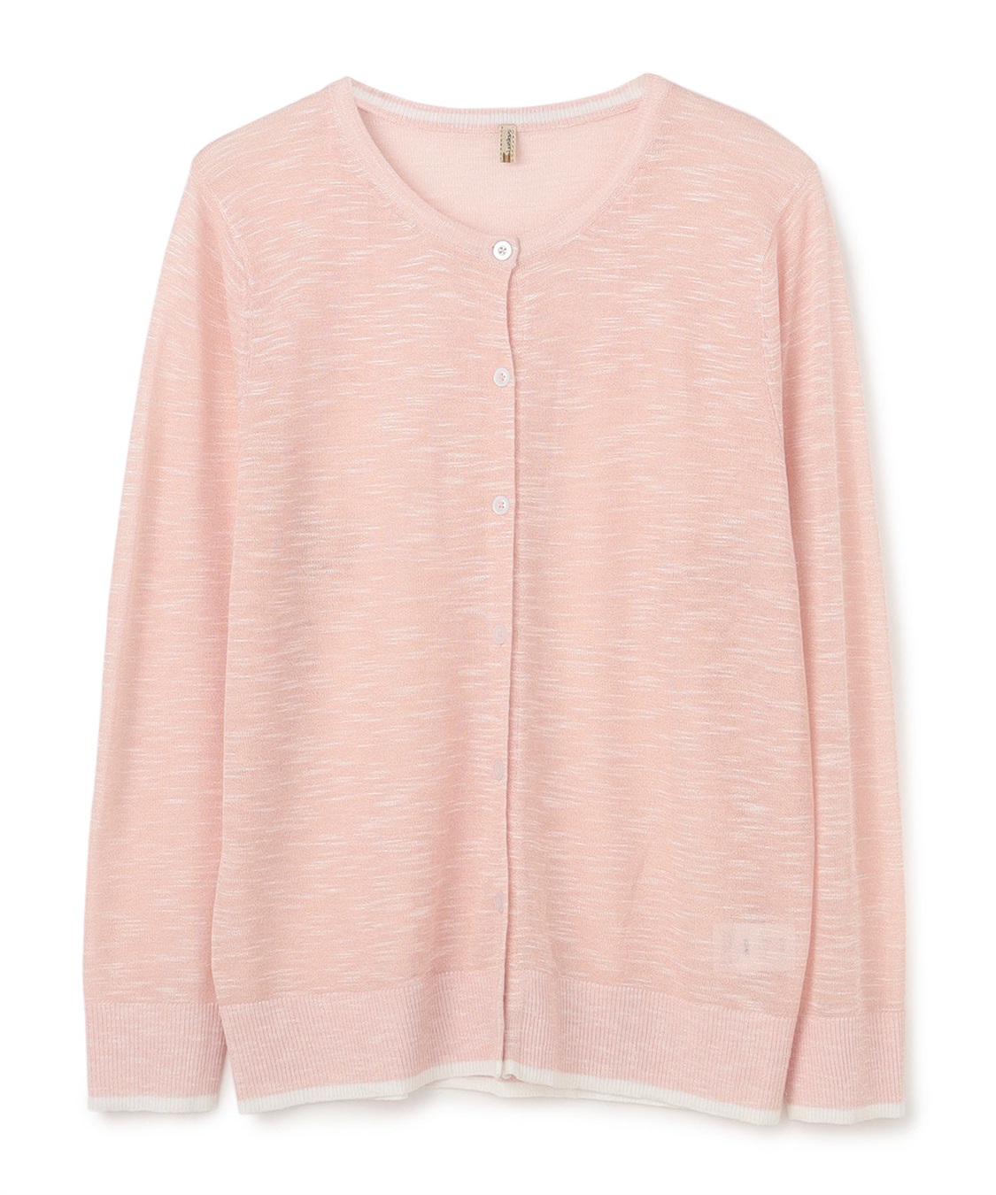 anyfee 【anyfee/プラスサイズ】スラブメランジシアークルーネックカーディガン_variation_2