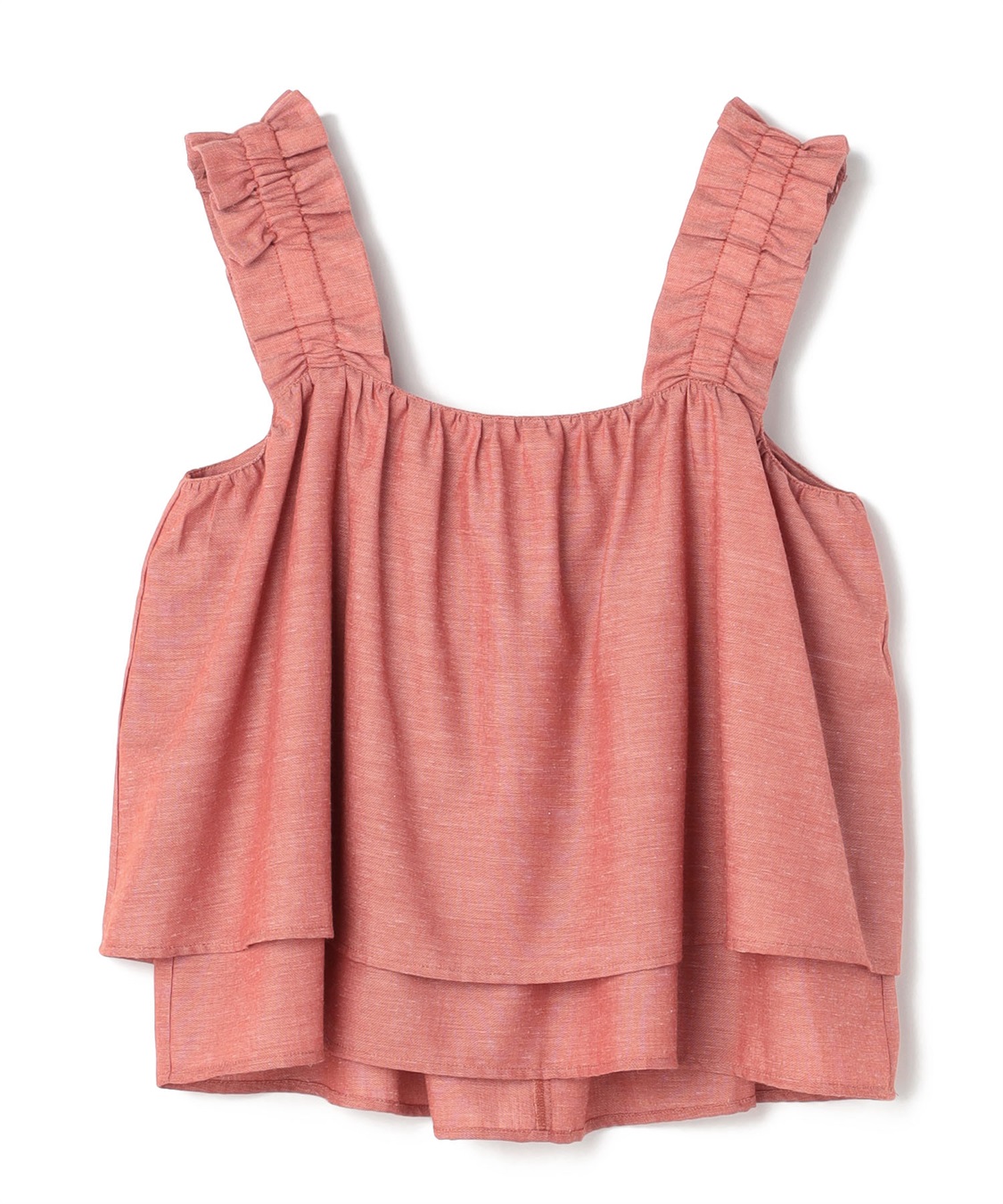 anyfee 【anyfee/プラスサイズ】肩ギャザーフレアキャミブラウス（UVカット・接触冷感）_variation_2