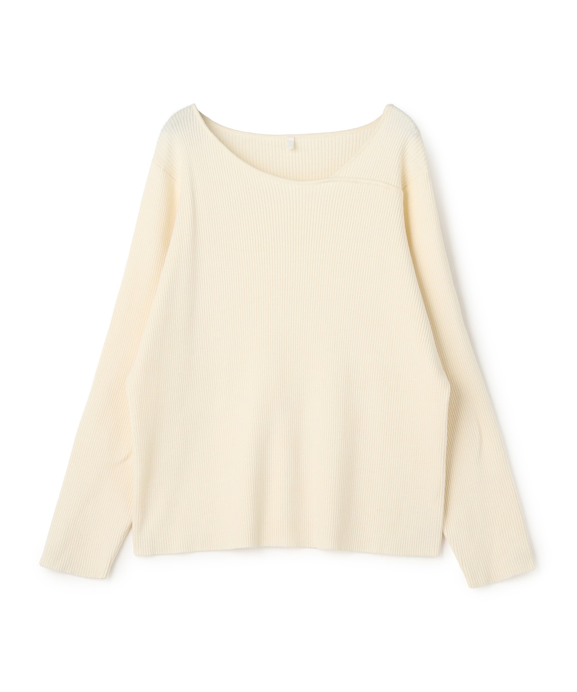 anyfee 【anyfee/大きいサイズ】アシメネックリブニット◆新色追加◆_variation_4