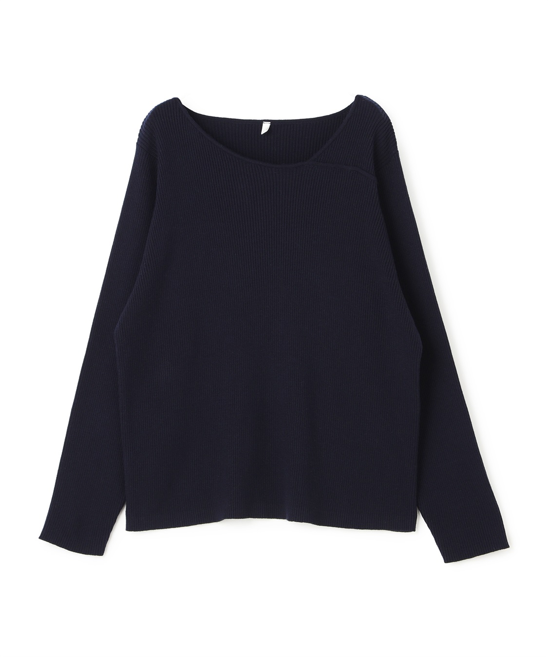 anyfee 【anyfee/大きいサイズ】アシメネックリブニット◆新色追加◆_variation_3