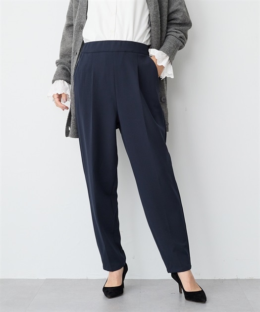 美品 ADORE アドーア ソフトジョーゼットテーパードパンツ 36 ネイビー ソフトジョーゼットパンツ | ADORE（アドーア） ｜【公式】通販