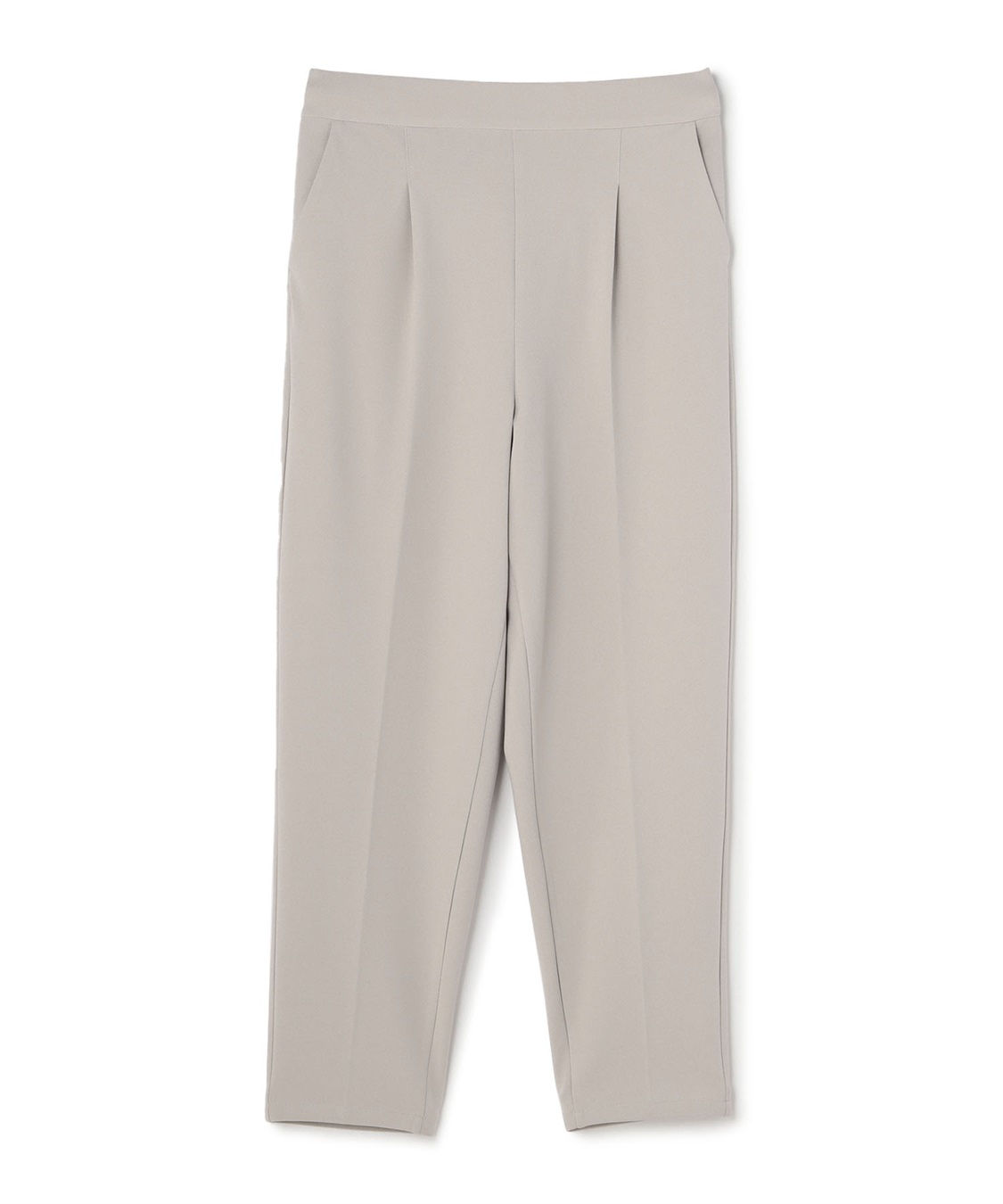 Life Style by cross marche 【anyfee/プラスサイズ】ニットジョーゼットテーパードパンツ_variation_2