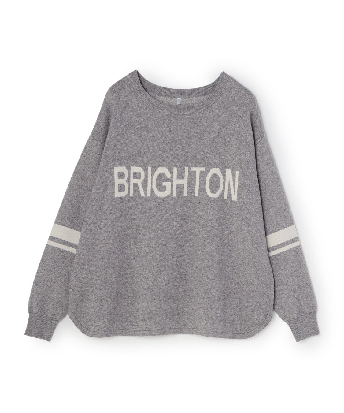 Life Style by cross marche 【anyfee/プラスサイズ】ジャガードロゴニットプルオーバー_variation_2