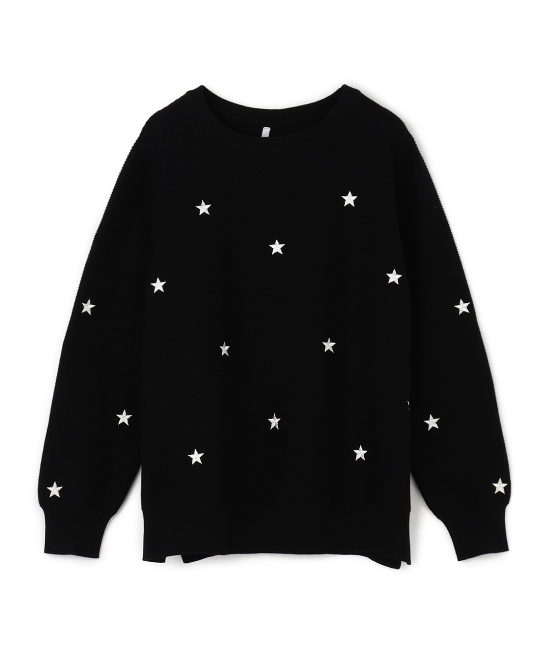 Life Style by cross marche 【anyfee/プラスサイズ】星柄刺繍ニットプルオーバー_variation_2