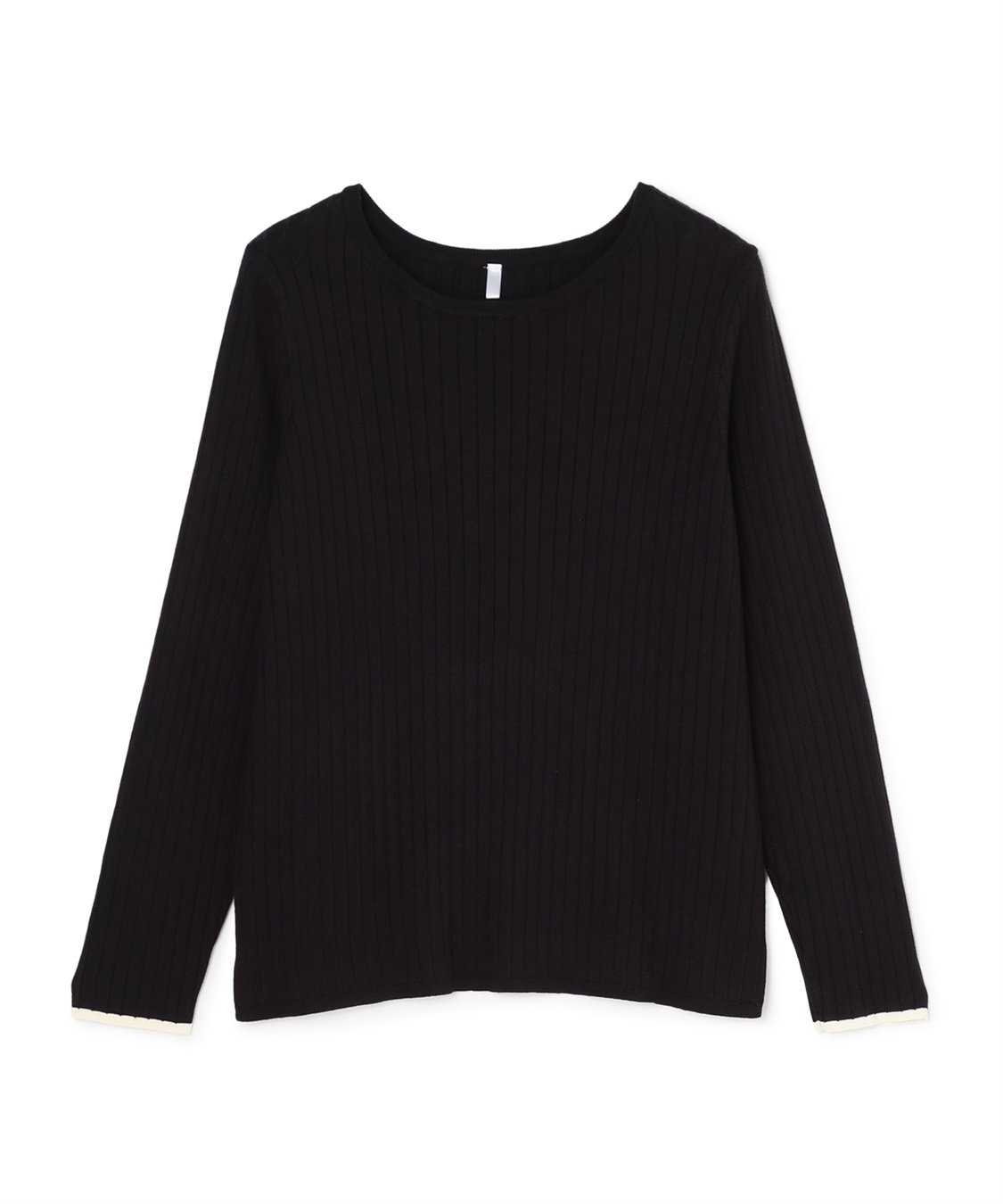 anyfee 【anyfee/大きいサイズ】もちっと袖配色リブニットプルオーバー◆新色追加◆_variation_5