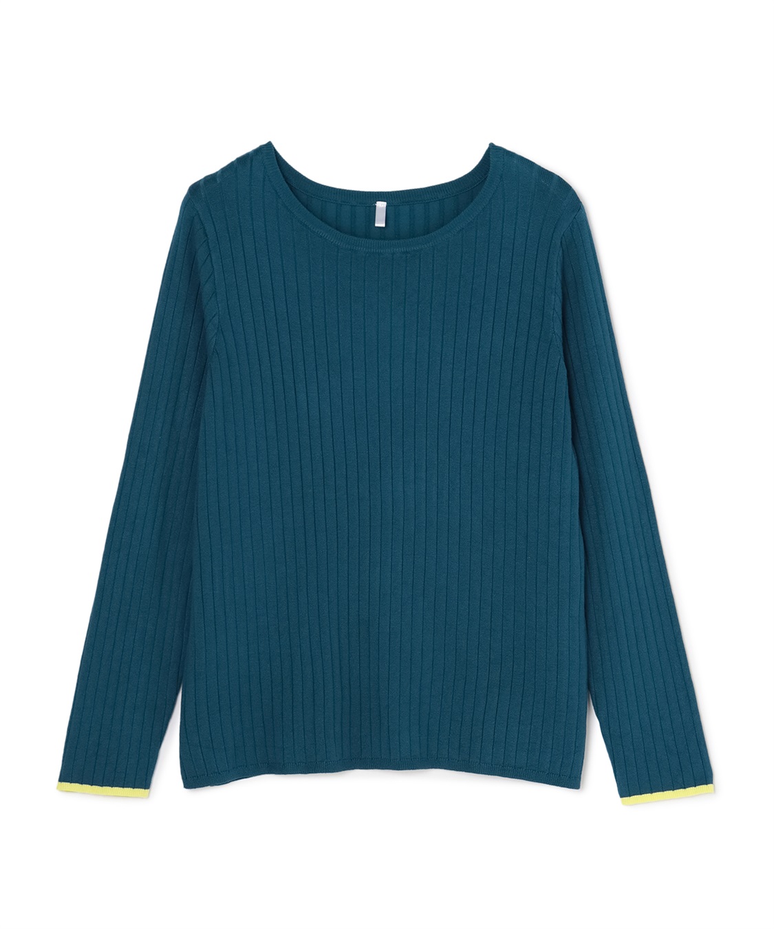 anyfee 【anyfee/大きいサイズ】もちっと袖配色リブニットプルオーバー◆新色追加◆_variation_6