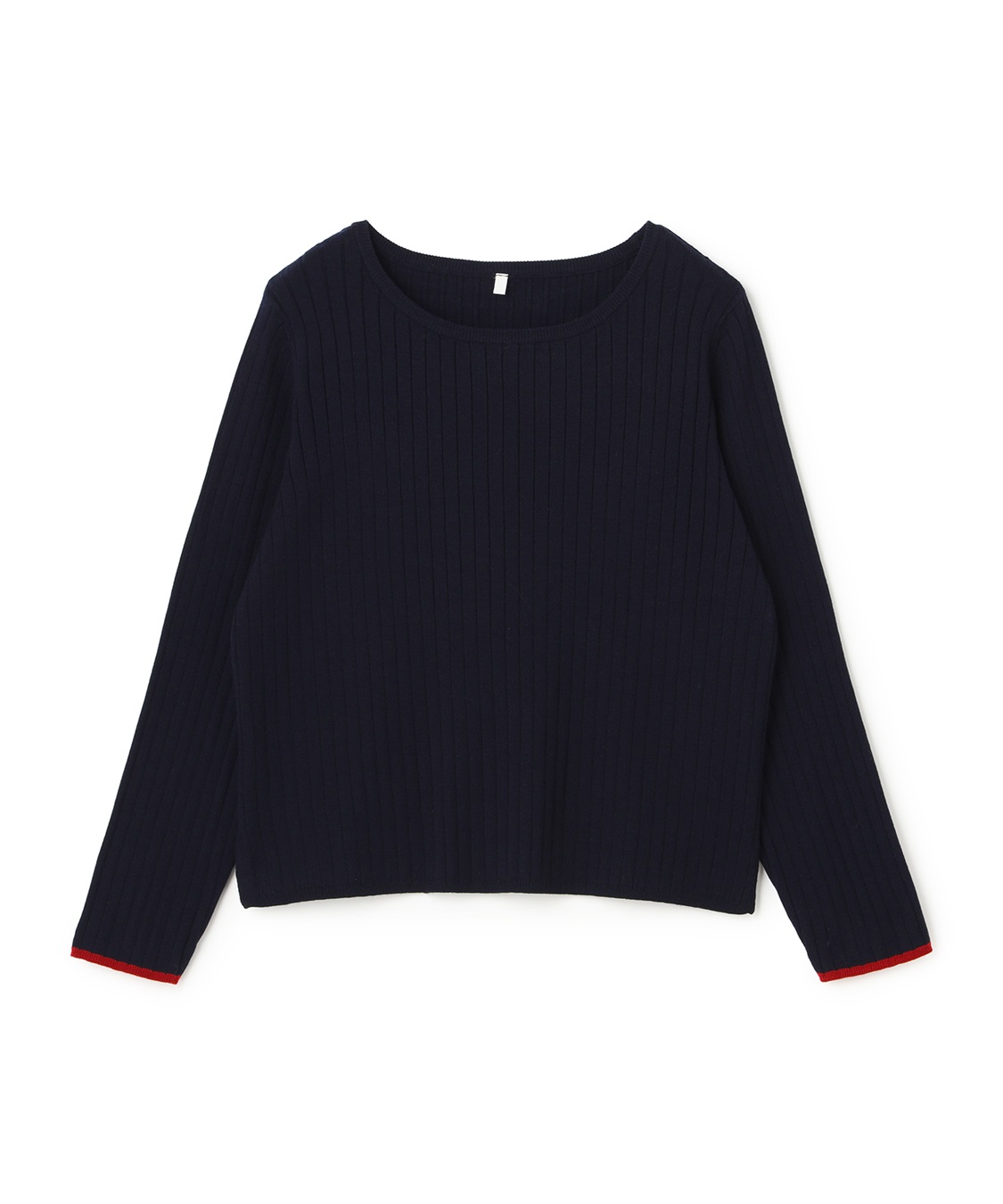 anyfee 【anyfee/大きいサイズ】もちっと袖配色リブニットプルオーバー◆新色追加◆_variation_3