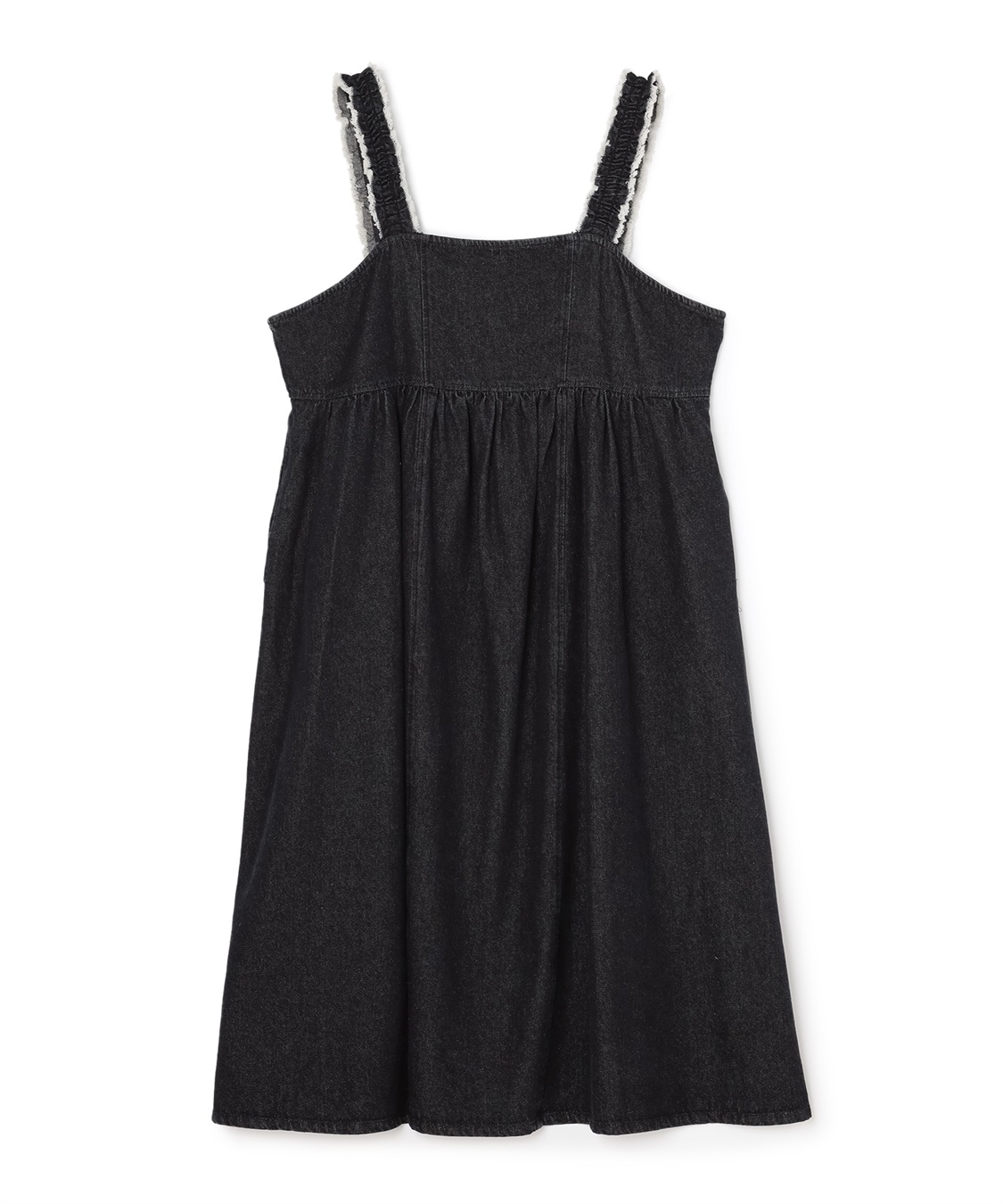 anyfee 【anyfee/プラスサイズ】フリンジデザインデニムジャンスカ_variation_1