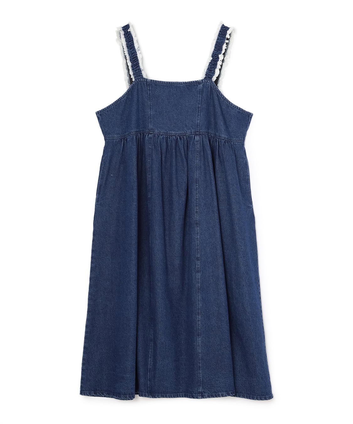 anyfee 【anyfee/プラスサイズ】フリンジデザインデニムジャンスカ_variation_2