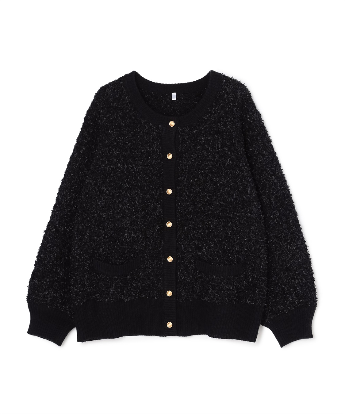 Life Style by cross marche 【anyfee/プラスサイズ】リボンヤーンニットカーディガン_variation_2