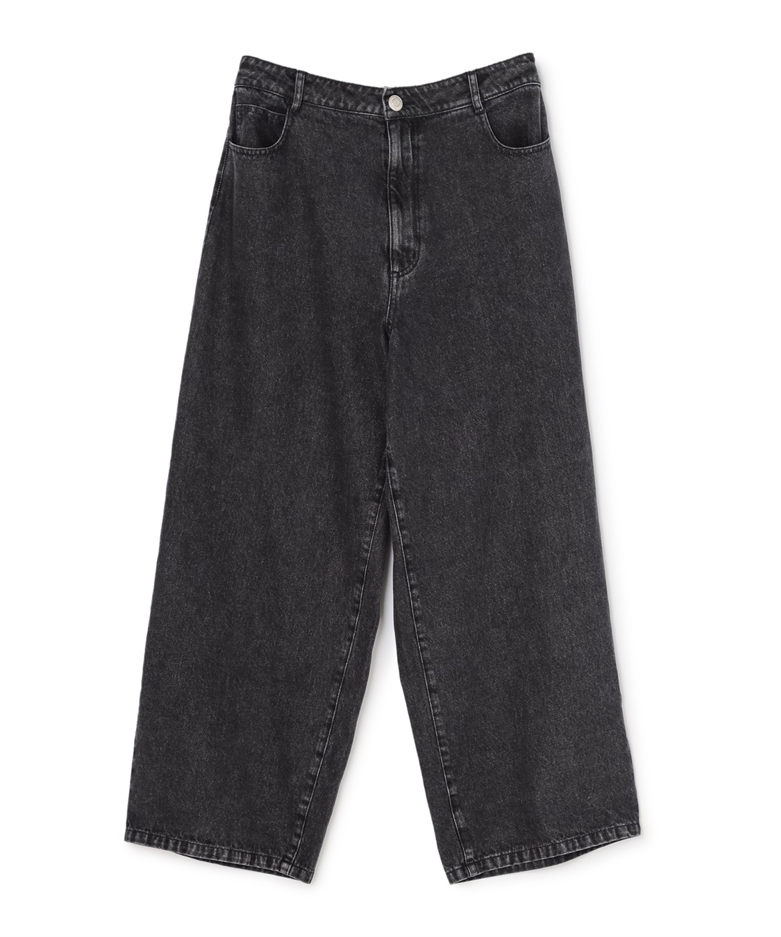 Life Style by cross marche 【anyfee/プラスサイズ】デニムワイドパンツ_variation_1