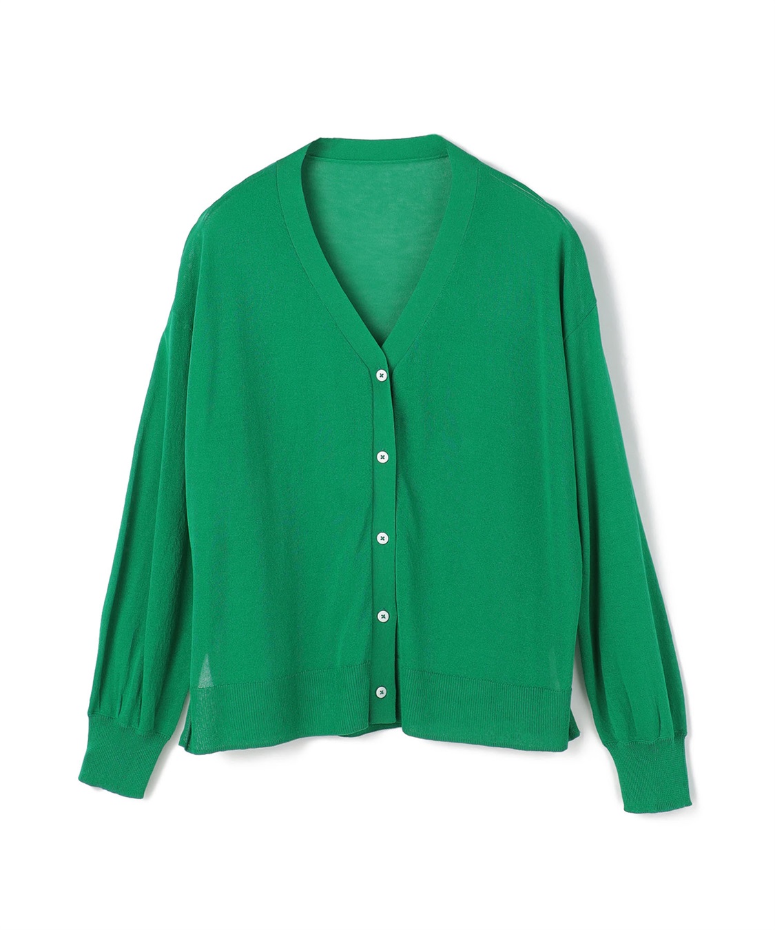 Life Style by cross marche 【anyfee/プラスサイズ】Vネックシアーニットカーディガン《接触冷感》_variation_5