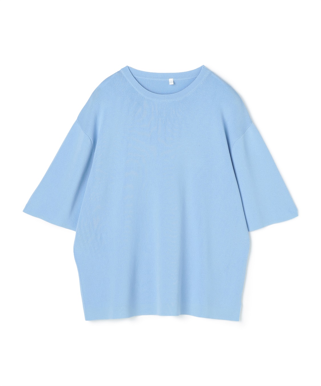 anyfee 【anyfee/プラスサイズ】ドライタッチ半袖ニット《接触冷感/洗濯可能》◆新色追加◆_variation_4