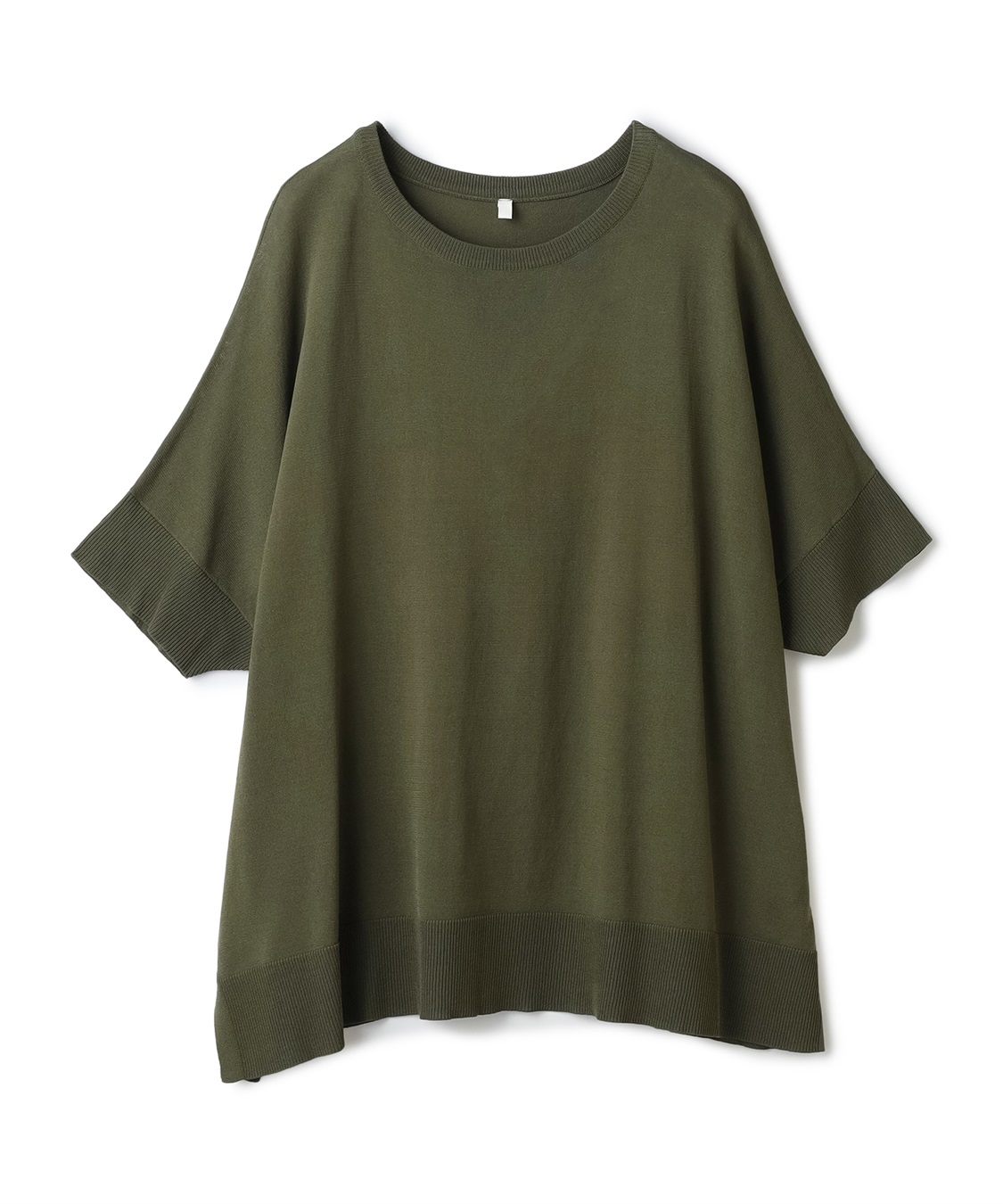 anyfee 【anyfee/大きいサイズ】ドライタッチドルマンニット◆新色追加◆《接触冷感/マシンウォッシャブル》_variation_5