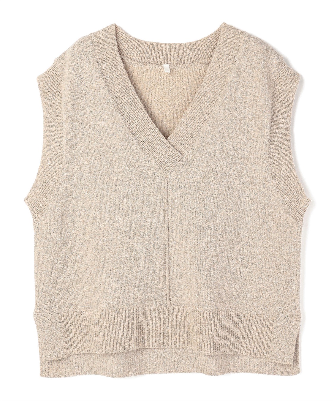 anyfee 【anyfee/プラスサイズ】スパンコールニットベスト_variation_2