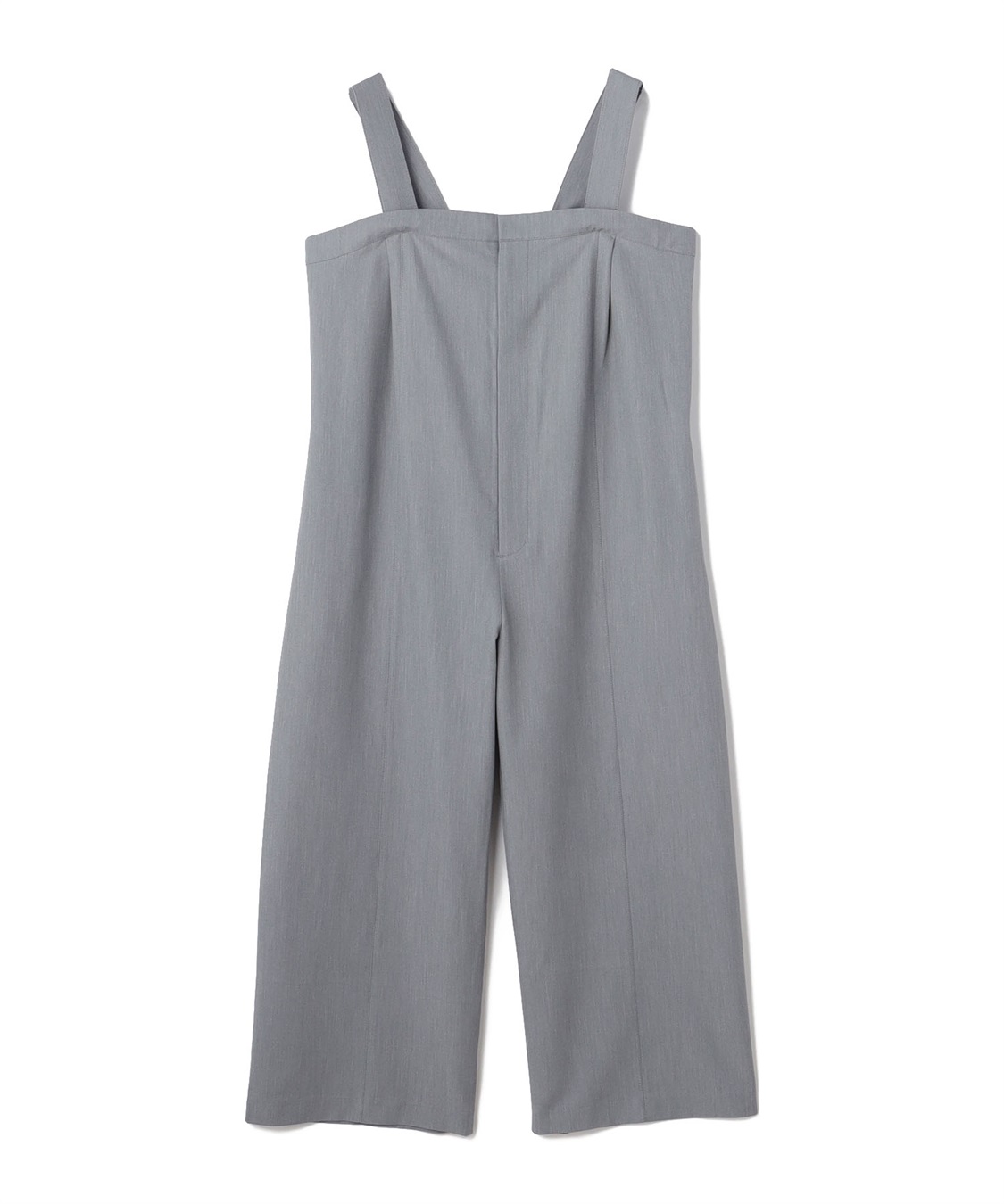 anyfee 【anyfee/プラスサイズ】タック入りワイドサロペット◆低身長向けサイズ有◆《接触冷感/ストレッチ》_variation_1