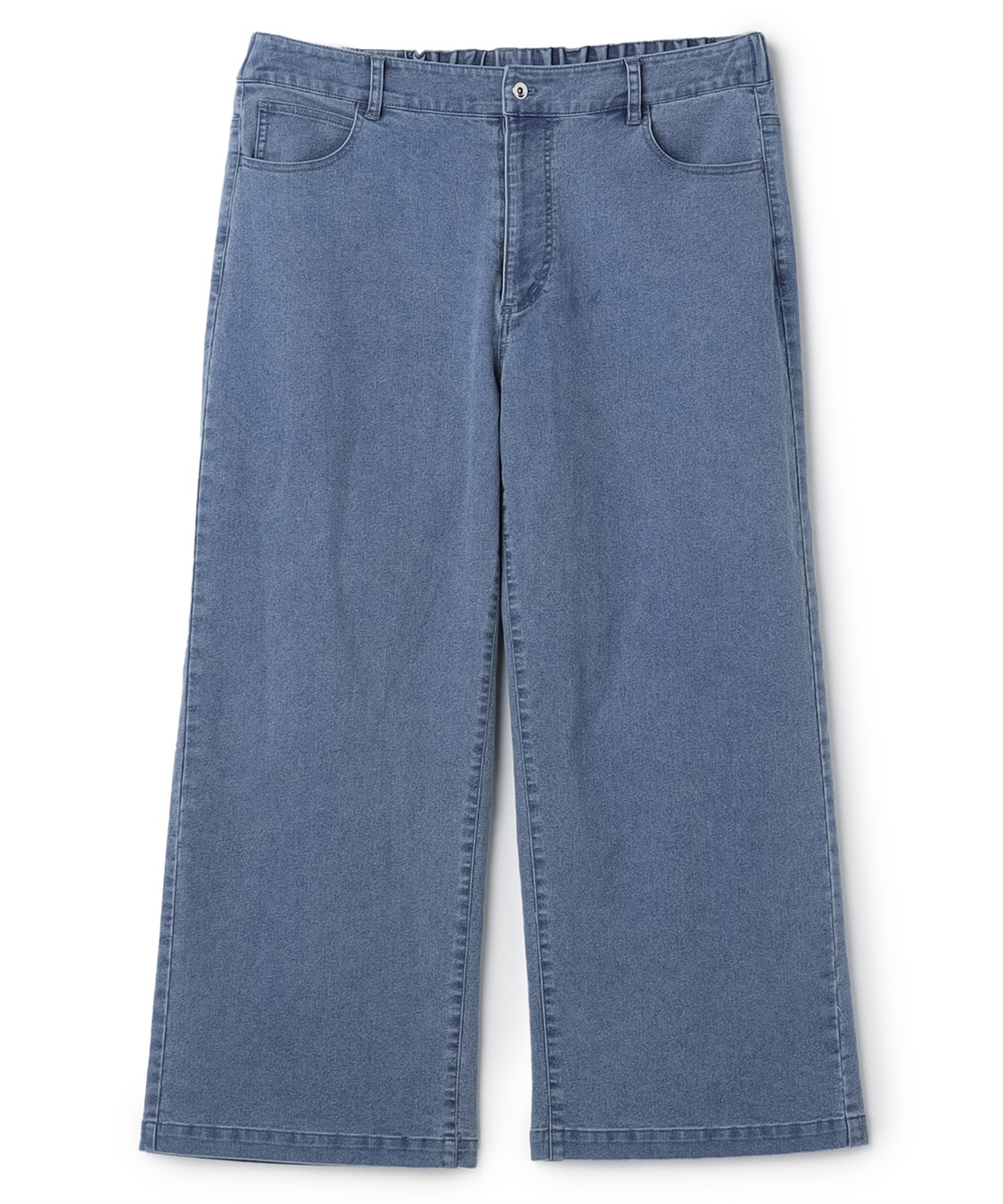 anyfee 【anyfee/プラスサイズ】美脚シルエットストレートデニムパンツ_variation_1