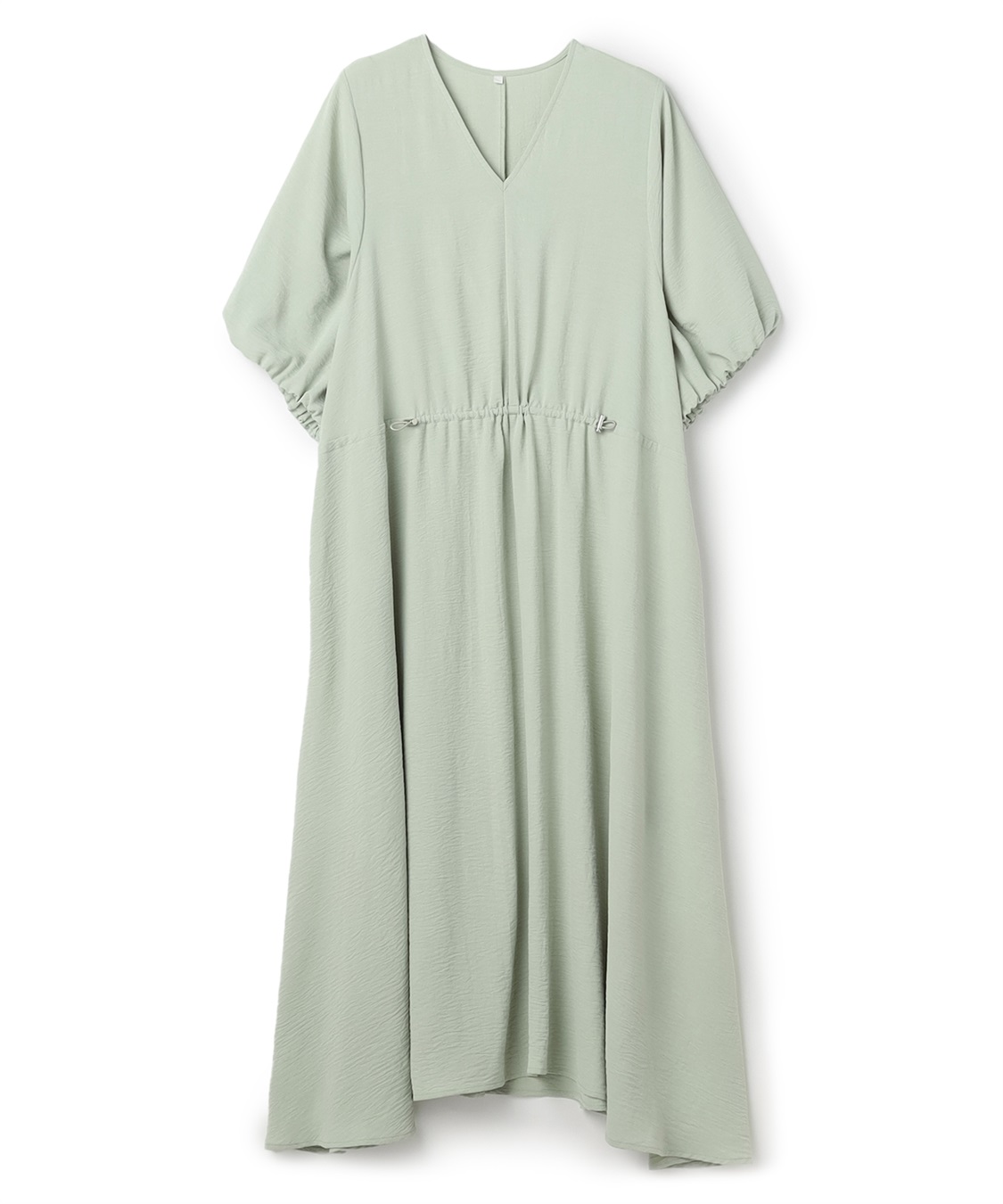 anyfee 【anyfee/プラスサイズ】エアリーシーウエストドロストギャザーワンピース_variation_2