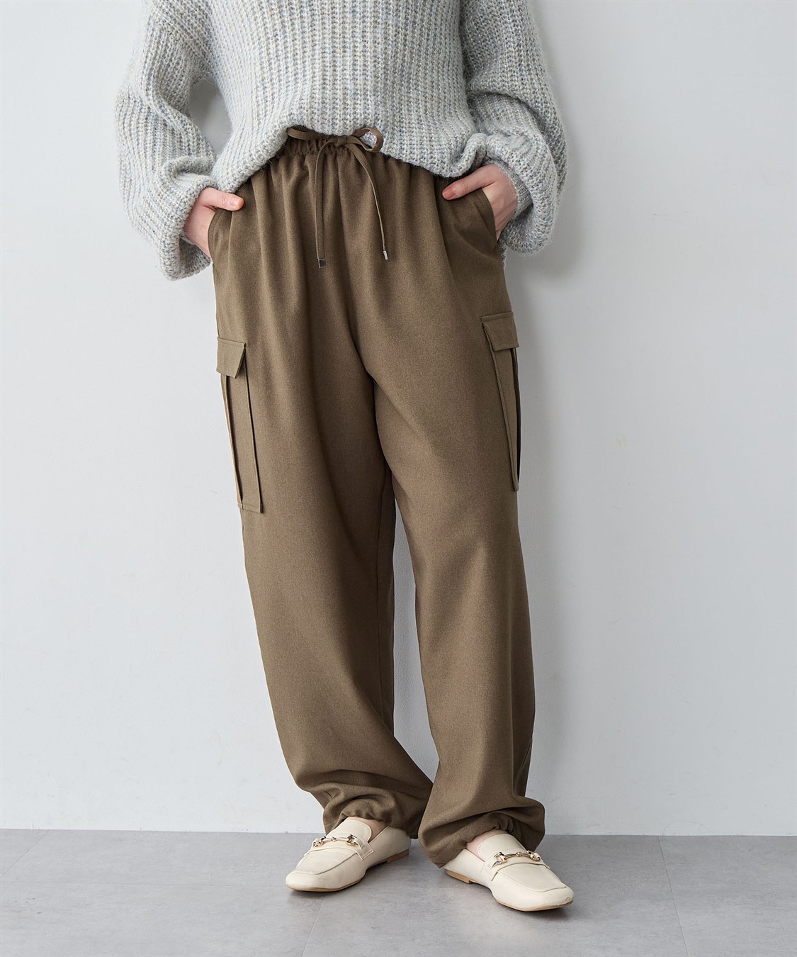 anyfee 【anyfee/大きいサイズ】パラシュートカーゴパンツ_main