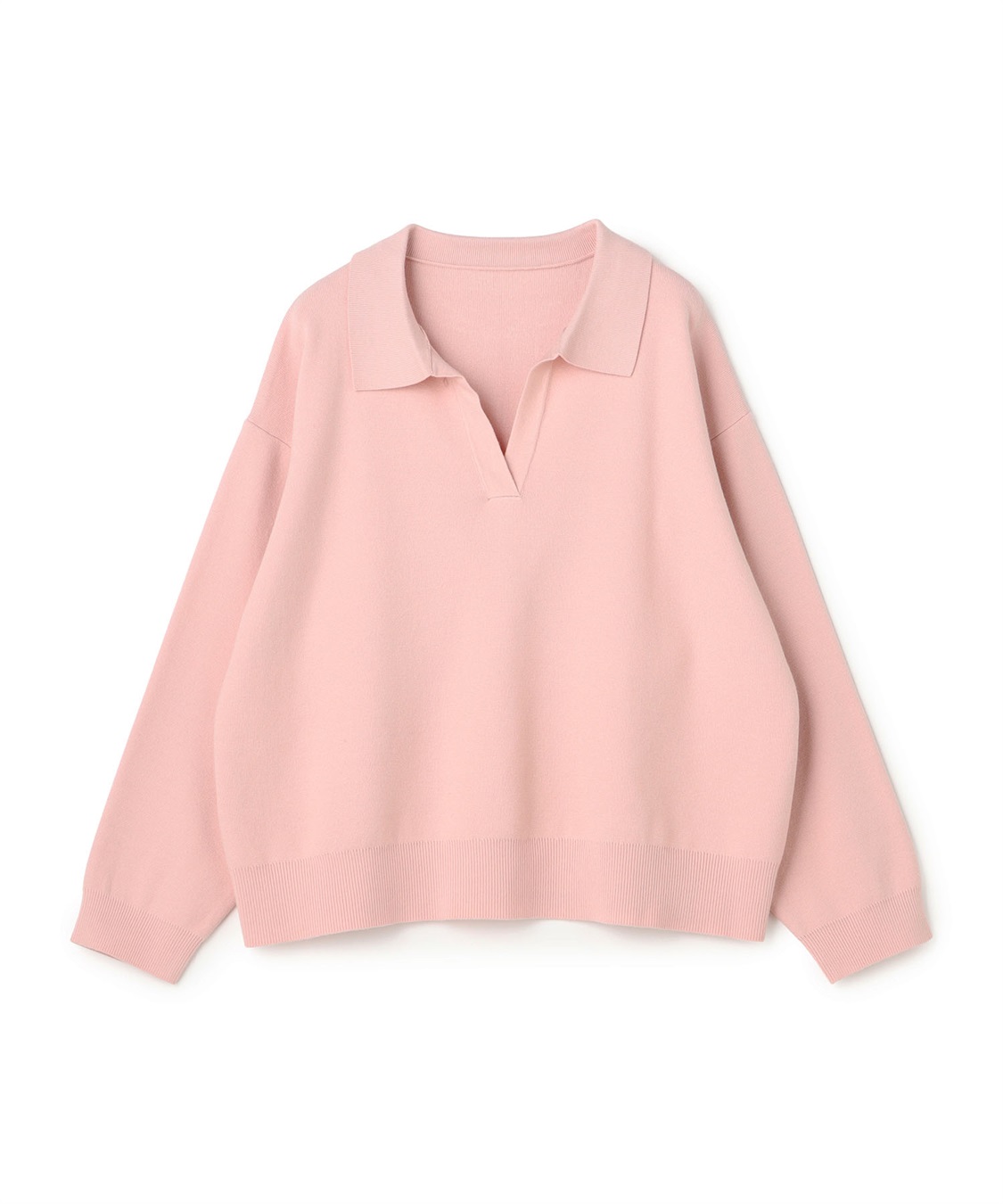 Life Style by cross marche 【anyfee/大きいサイズ】ポロスキッパーニットプルオーバー《セットアップ対応》◆新色追加◆_variation_5