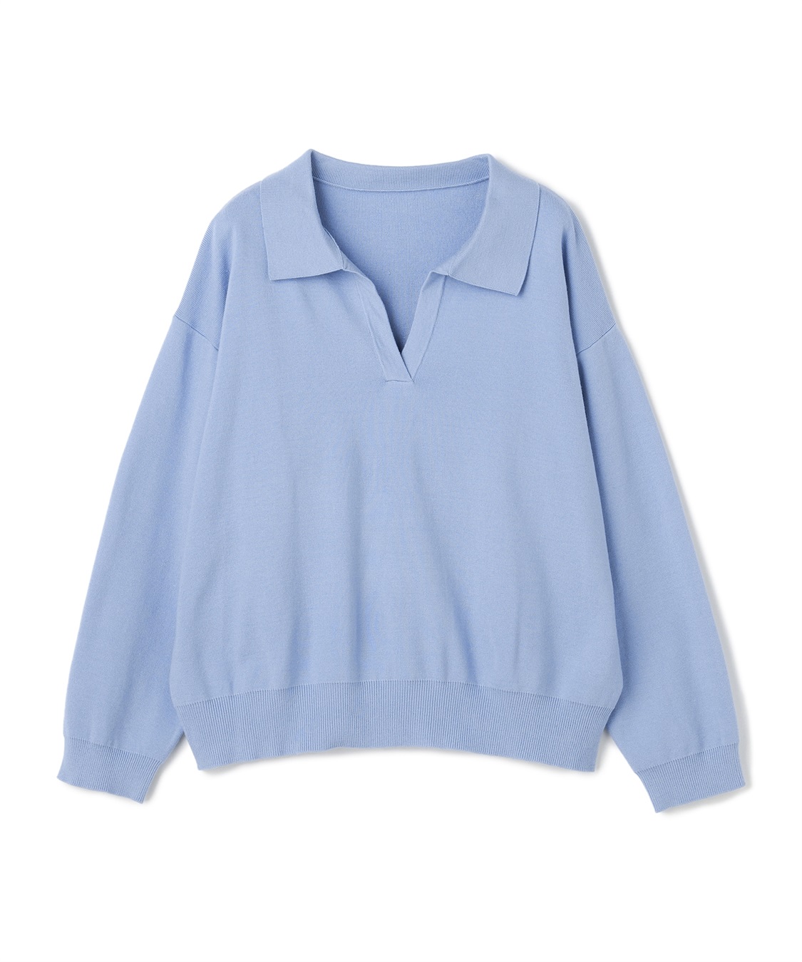 anyfee 【anyfee/大きいサイズ】ポロスキッパーニットプルオーバー《セットアップ対応》_variation_3