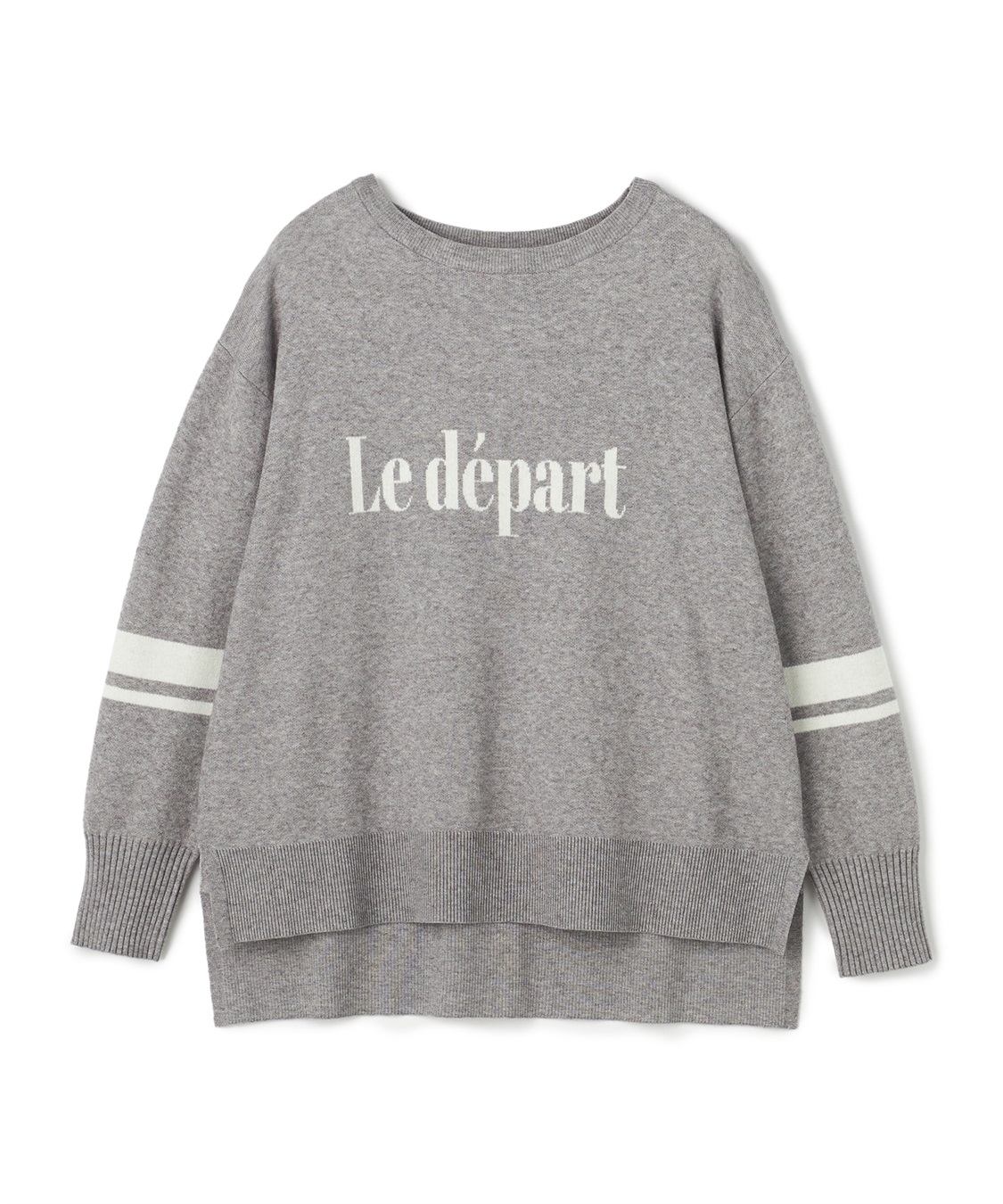 anyfee 【anyfee/大きいサイズ】ジャガードロゴニットプルオーバー_variation_2