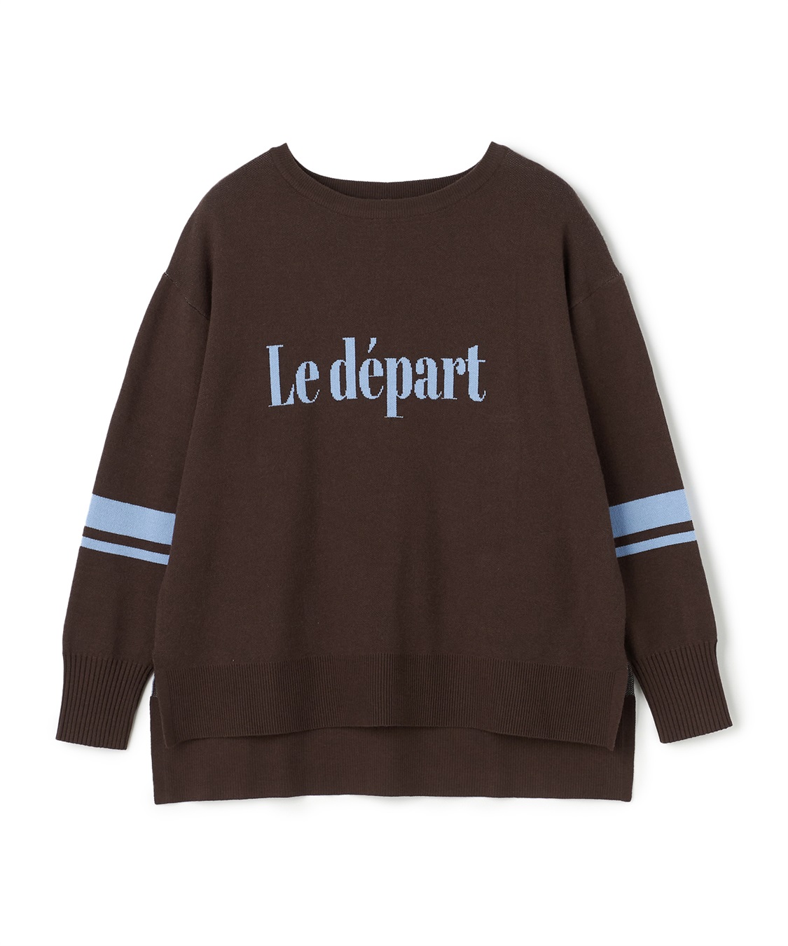 anyfee 【anyfee/大きいサイズ】ジャガードロゴニットプルオーバー_variation_3