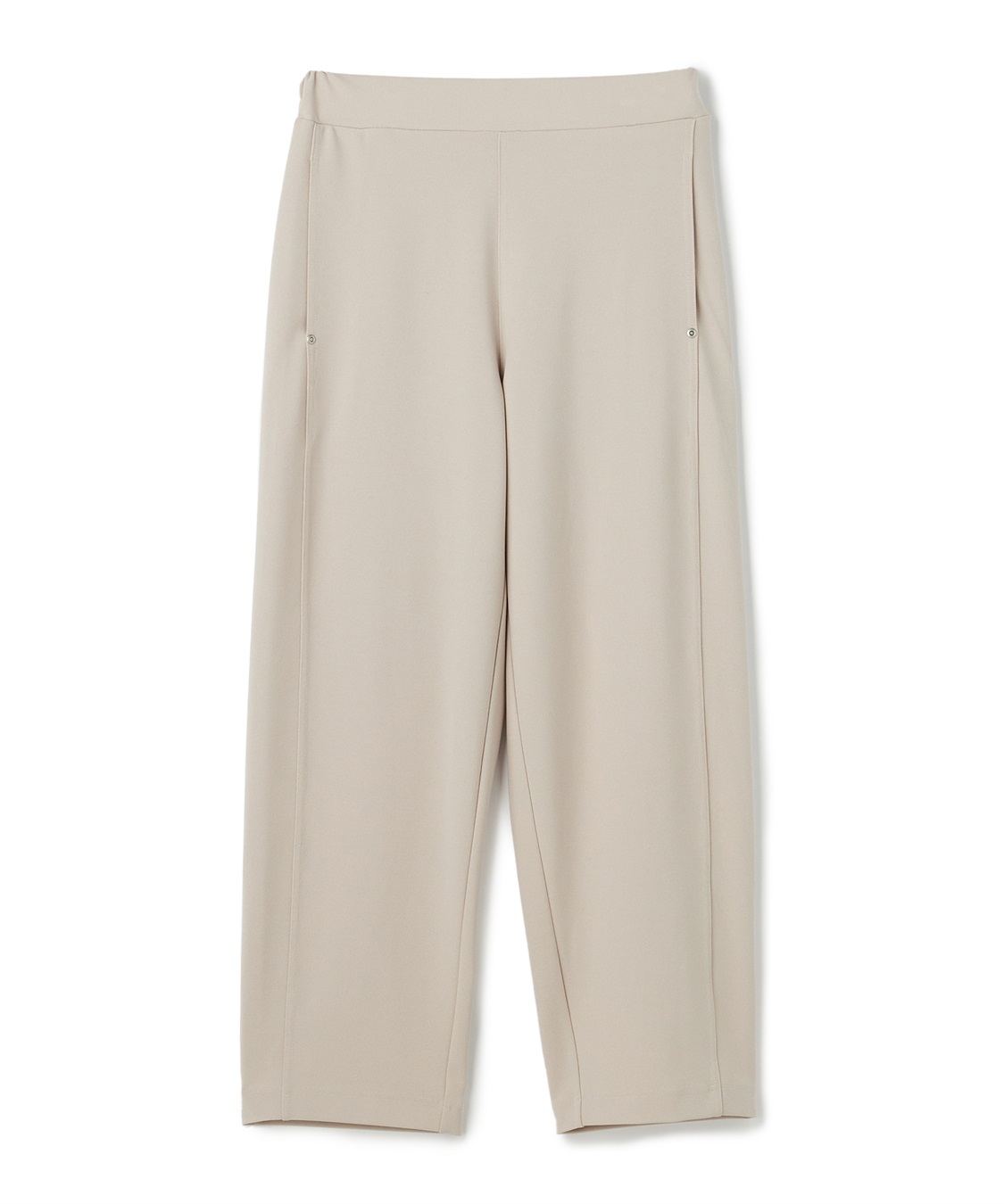 anyfee 【anyfee/大きいサイズ】ニットジョーゼットコクーンシルエットカーブパンツ《ストレッチ有》_variation_2