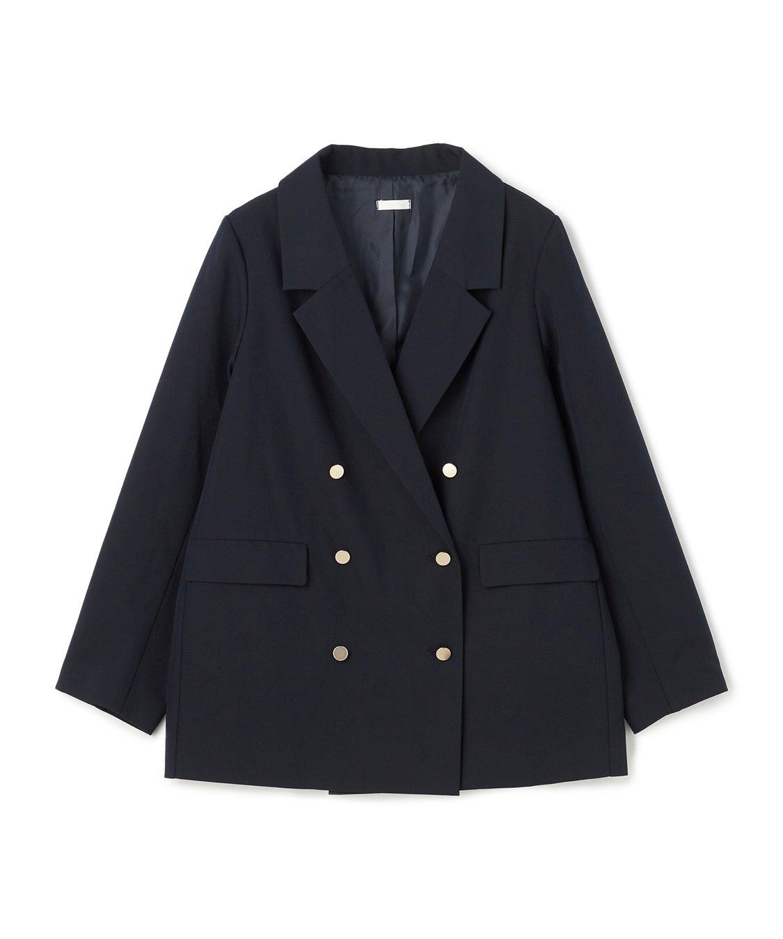 anyfee 【anyfee/大きいサイズ】金釦ダブルブレストテーラードジャケット/ブレザー_variation_1