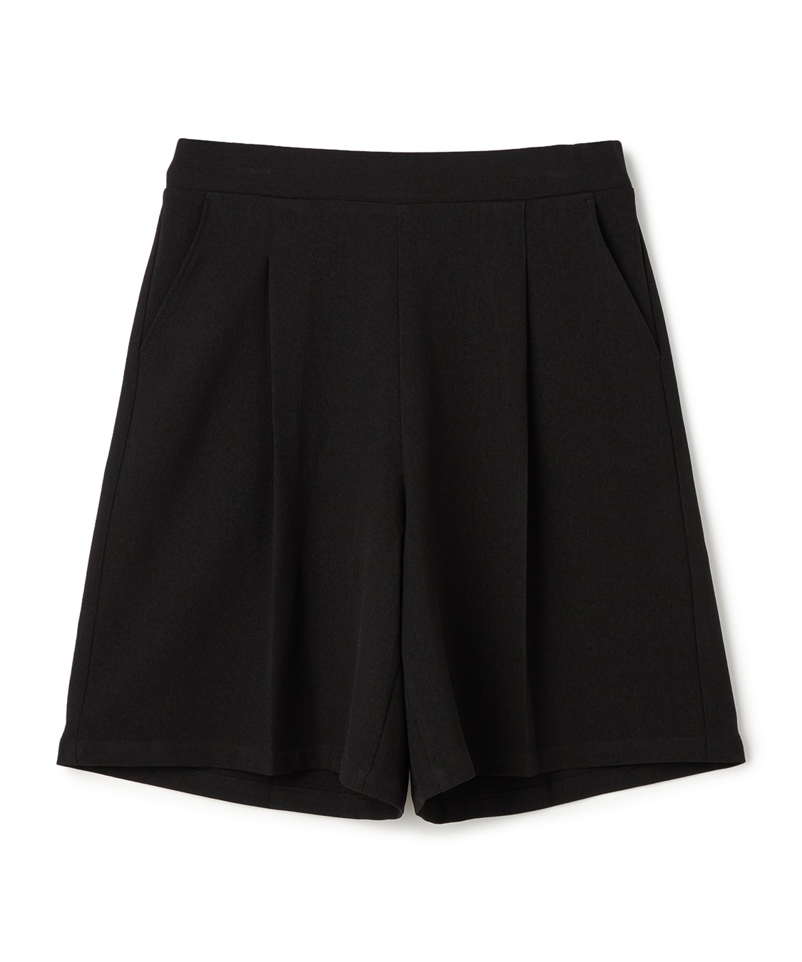 anyfee 【anyfee/大きいサイズ】ウールライクバミューダパンツ/ハーフパンツ《セットアップ対応/上下別売り》_variation_1