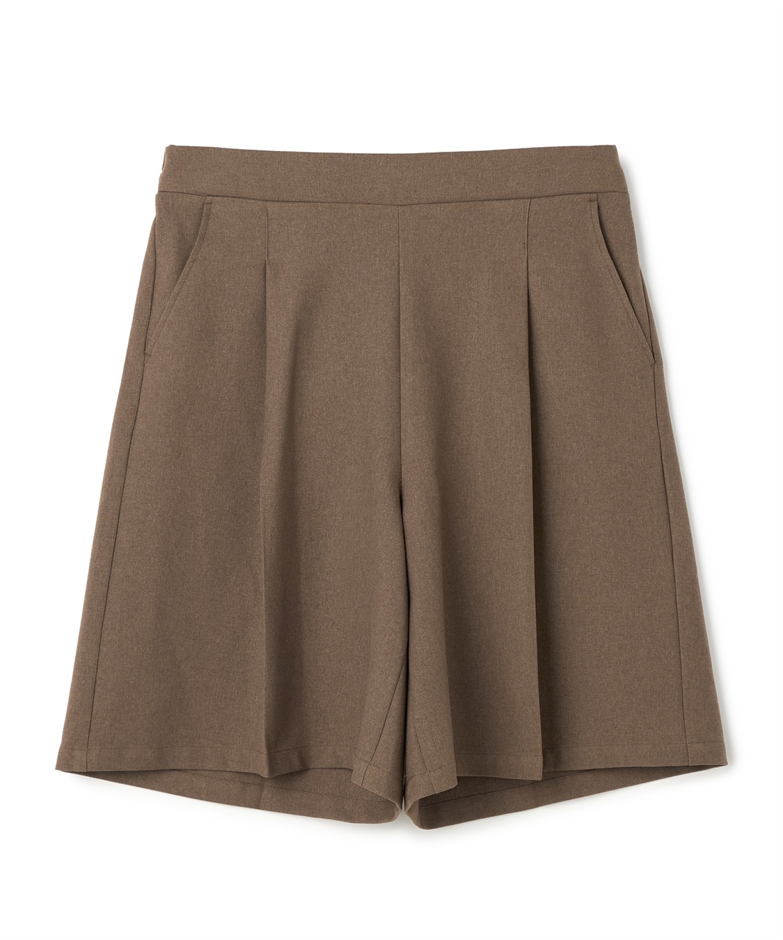 anyfee 【anyfee/大きいサイズ】ウールライクバミューダパンツ/ハーフパンツ《セットアップ対応/上下別売り》_variation_2